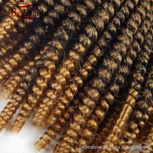 Hot sell 8'  spring twist  wholesale Braiding hair  Short Senegalese Twist Crochet Braids  Small Crochet Braids